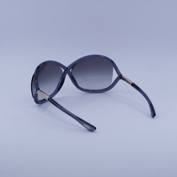 Tom Ford Whitney FT0009 0B5 Sunglasses Grey Butterfly Frame, Smoke Lenses - Picture 8 of 9